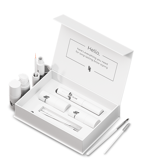 Practical brow lift and lamination kit