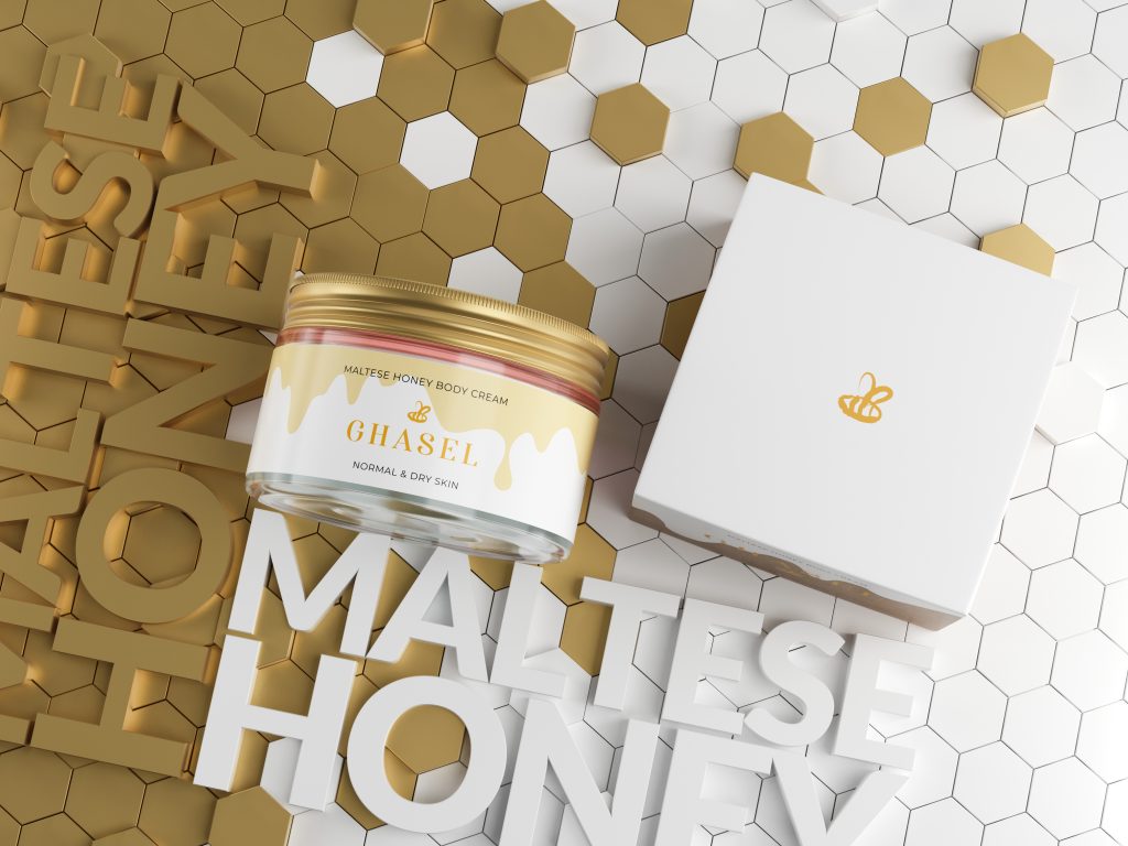 GHASEL Body cream with Maltese honey